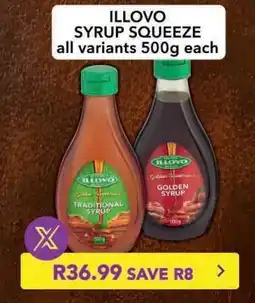 Shoprite ILLOVO SYRUP SQUEEZE offer
