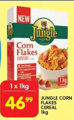 Shoprite Jungle Corn Flakes Cereal 1kg offer
