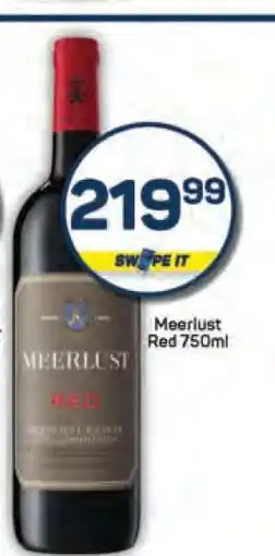 Pick n Pay Meerlust Red 750ml offer