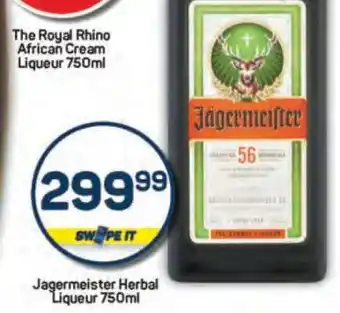 Pick n Pay Jagermeister Herbal Liqueur 750ml offer