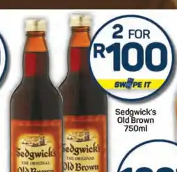 Pick n Pay Sedgwick's Old Brown 750ml offer