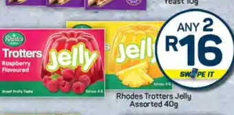 Pick n Pay Rhodes Trotters Jelly Assorted 40g offer