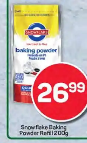 Pick n Pay Snowflake Baking Powder Refill 200g offer