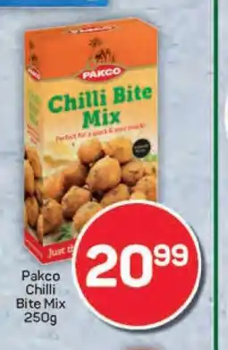 Pick n Pay Pakco Chilli Bite Mix 250g offer