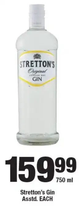 OK Liquor Stretton's Gin Asstd. offer