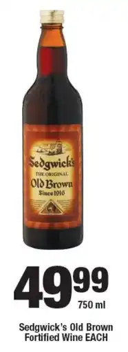 OK Liquor Sedgwick's Old Brown Fortified Wine offer