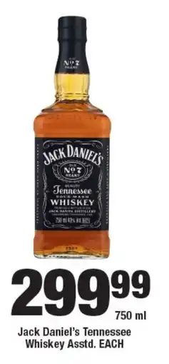 OK Liquor Jack Daniel's Tennessee Whiskey Asstd. offer