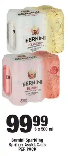 OK Liquor Bernini Sparkling Spritzer Asstd. Cans offer
