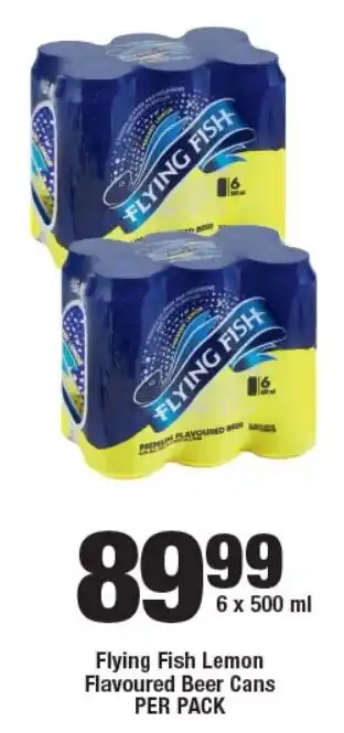 OK Liquor Flying Fish Lemon Flavoured Beer Cans offer