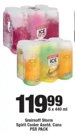 OK Liquor Smirnoff Storm Spirit Cooler Asstd. Cans offer