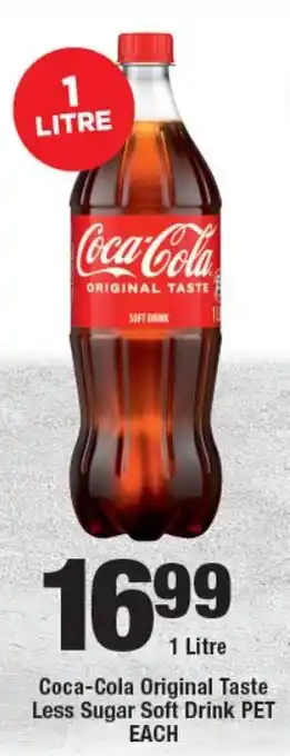 OK Liquor Coca-Cola Original Taste Less Sugar Soft Drink offer