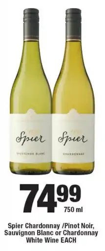 OK Liquor Spier Chardonnay/ Pinot Noir, Sauvignon Blanc or Chardonnay White Wine offer