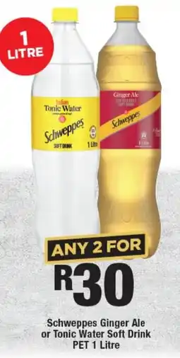 OK Liquor Schweppes Ginger Ale or Tonic Water Soft Drink offer