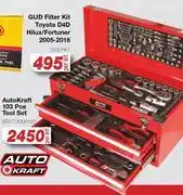 AutoZone Auto Kraft 103 Pce Tool Set FED.TOOLK103-Per Set offer