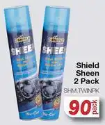 AutoZone Shield Sheen 2 Pack SHM.TWINPK-Per Pack offer
