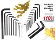 AutoZone Auto Kraft 25 Pce Allen Key Set FED.VAK025-Per Set offer