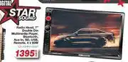 AutoZone Star Sound Radio Head 7 Double Din Multimedia Player STA.SSMP57450BT offer