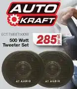 AutoZone Auto Kraft Tweeter Set (500 Watt) ECT.TWEET500W-Per Set offer