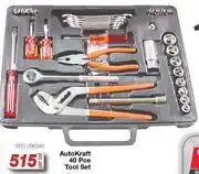 AutoZone Auto Kraft 40 Pce Tool Set FED.VTK040-Per Set offer