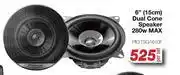 AutoZone Pioneer 6 (15cm) Dual Cone Speaker 280W Max PIO.TSG1610F-Per Set offer