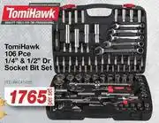 AutoZone TomiHawk 106Pce 1/4 & 1/2 Dr Socket Bit Set FED.AKT45488-Per Set offer