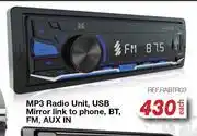 AutoZone RA MP3 Radio Unit REF.RABTR03 offer