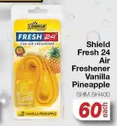 AutoZone Shield Fresh 24 Air Freshener (Vanilla, Pineapple) SHM.SH400 offer