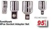 Tomi Hawk 4Pce Socket Adapter Set FED.AKT33335-Per Set