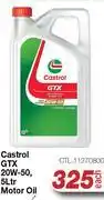 AutoZone Castrol GTX 20W-50 Motor Oil CTL.22370800-5Ltr offer