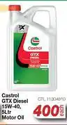 AutoZone Castrol GTX Diesel 15W-40 Motor Oil CTL.11304810-5Ltr offer