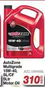 AutoZone Auto Zone Multigrade 15W-40 SL/CF, Motor Oil AZC.15W405L-5Ltr offer