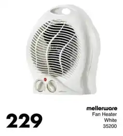Save Hyper Mellerware Fan Heater White offer