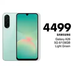 Save Hyper SAMSUNG Galaxy A26 5G 6/128GB Light Green offer