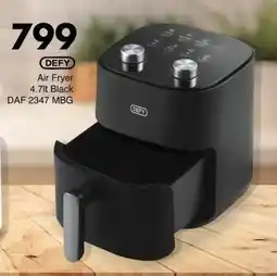 Save Hyper DEFY Air Fryer Black DAF 2347 MBG offer