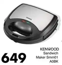 Save Hyper KENWOOD Sandwich Maker Smm01 AOBK offer