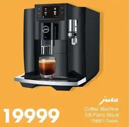 Save Hyper Jura Coffee Machine E8 Piano Black offer