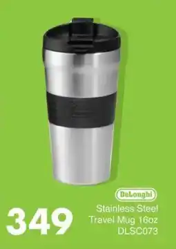 Save Hyper DeLonghi Stainless Steel Travel Mug offer