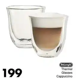Save Hyper DeLonghi Thermal Glasses Cappuccino offer