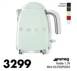 Save Hyper Smeg Kettle Mint KLF03PGSA offer