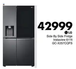 Save Hyper LG Side By Side Fridge Instaview offer