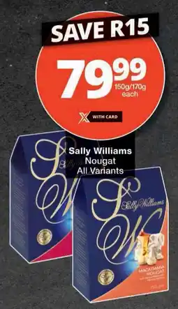 Checkers Hyper Sally Williams Belly Nougat All Variants offer