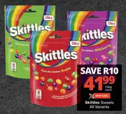 Checkers Hyper Skittles Sweets All Variants offer