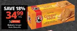 Checkers Hyper Bakers Ginger Nuts Biscuits offer