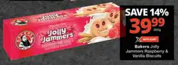 Checkers Hyper Bakers Jolly Jammers Raspberry & Vanilla Biscuits offer