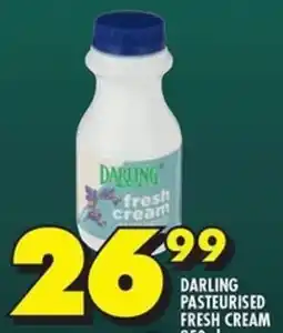 Shoprite Darling pasteurised fresh cream offer