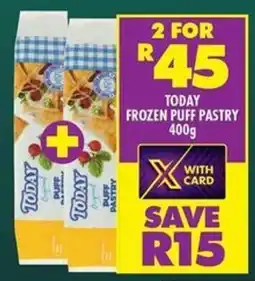 Shoprite Today frozen puff pastry offer