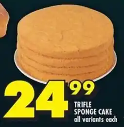 Shoprite Trifle sponge cake offer