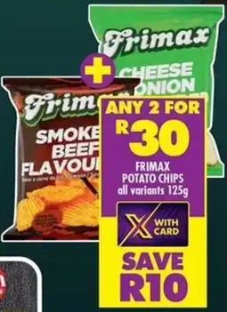 Shoprite Frimax potato chips all variants offer