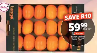 Checkers Export Quality Tango Fruit offer