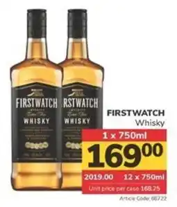 Jumbo FIRSTWATCH Whisky offer